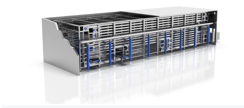 Swing-Type Square Trolley Proofer System for Bakeries