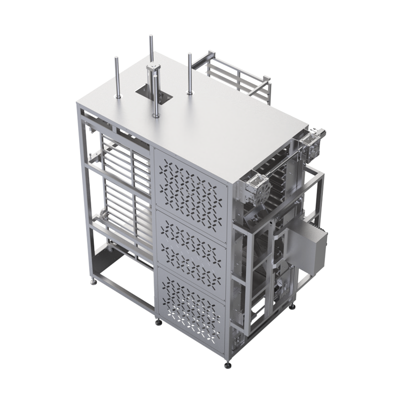 Automatic Gantry Tray Handler for Bread Demolding