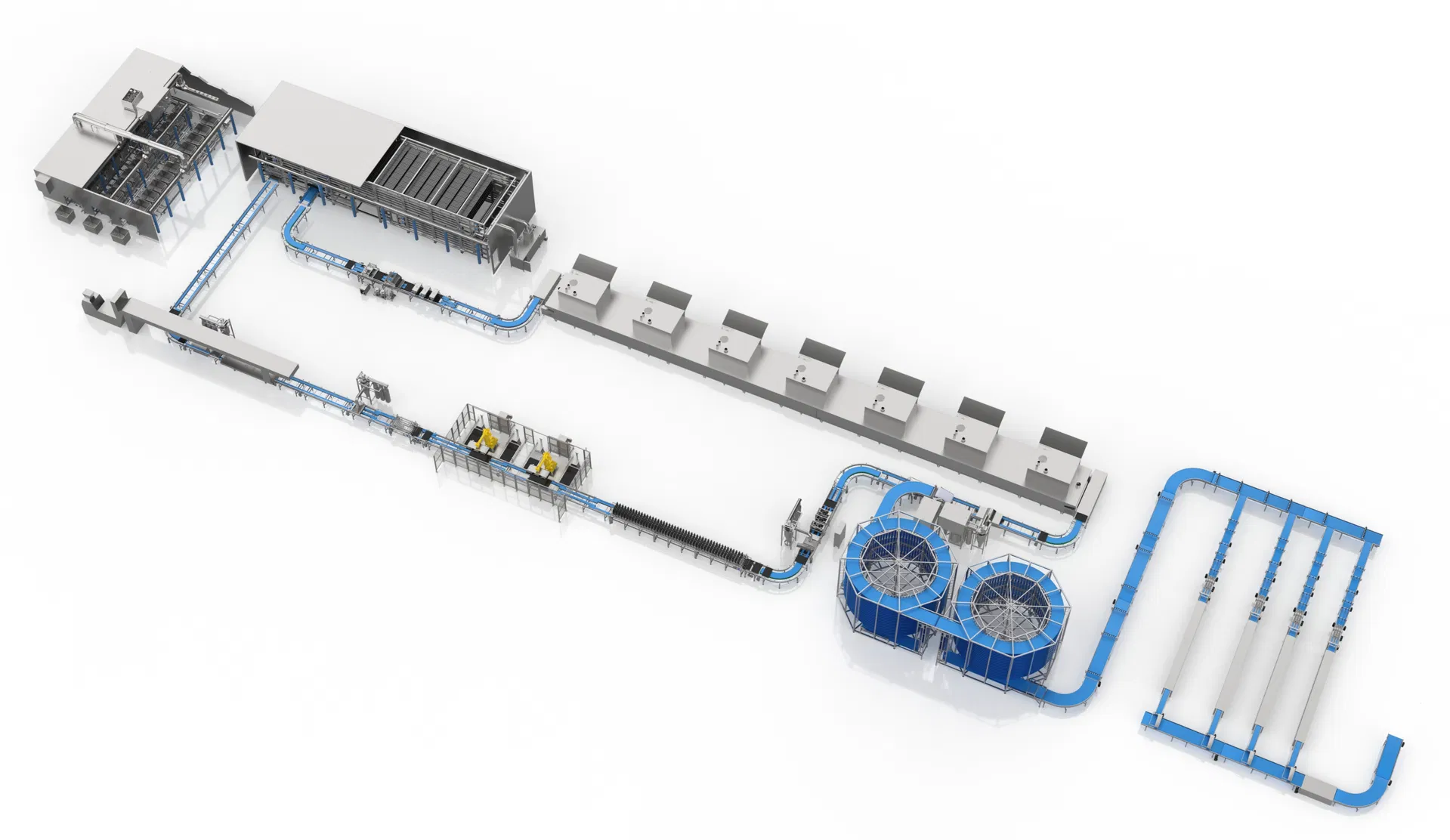 Precision Hamburger Hot Dog Line for Bakeries