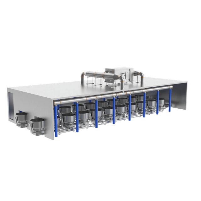 Automatic Round Trolley Proofer System