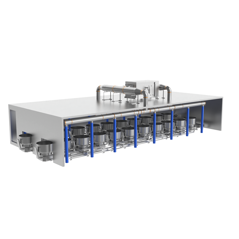 Continuous Round Trolley Proofer System for Bakeries